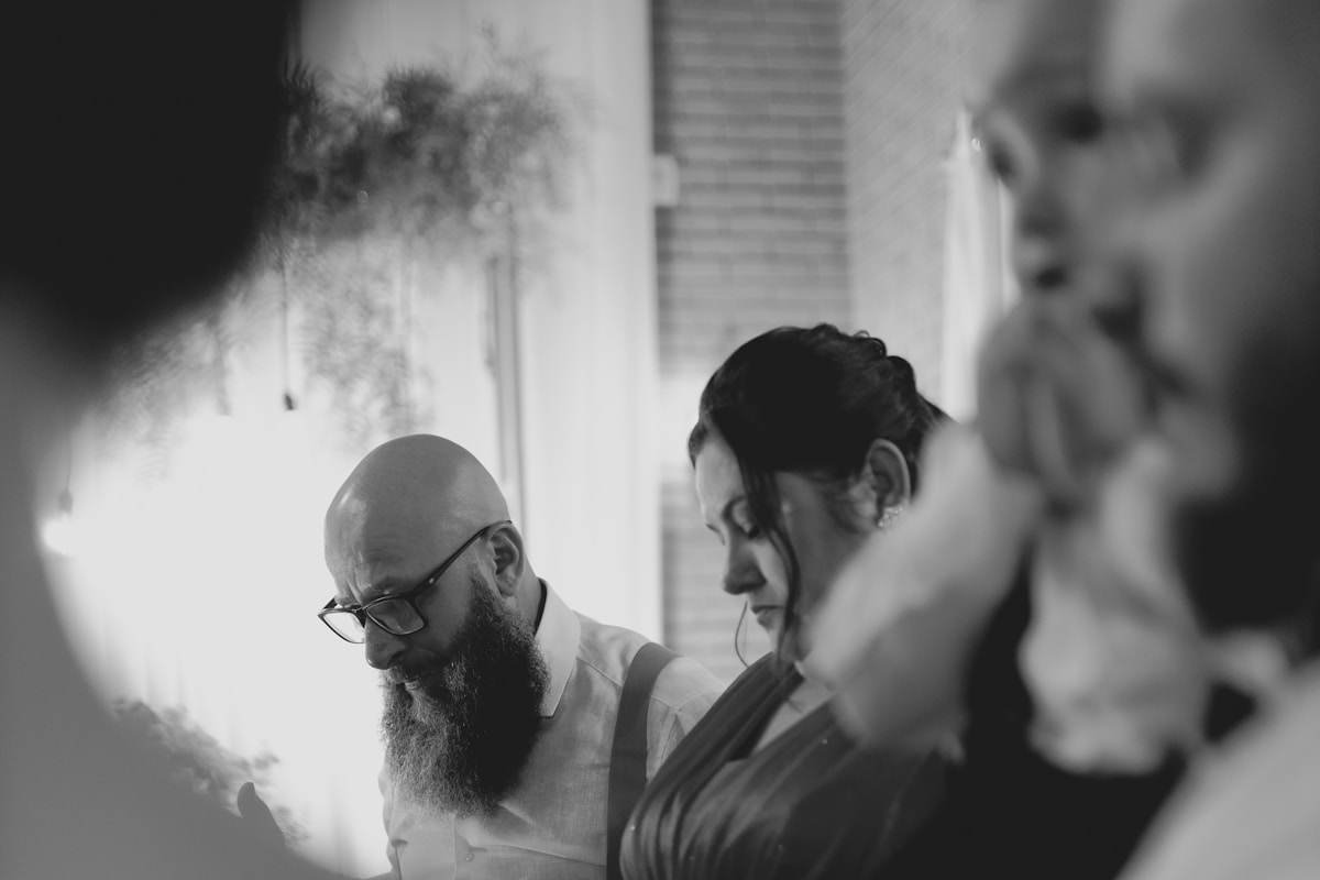 Guests watching the ceremony