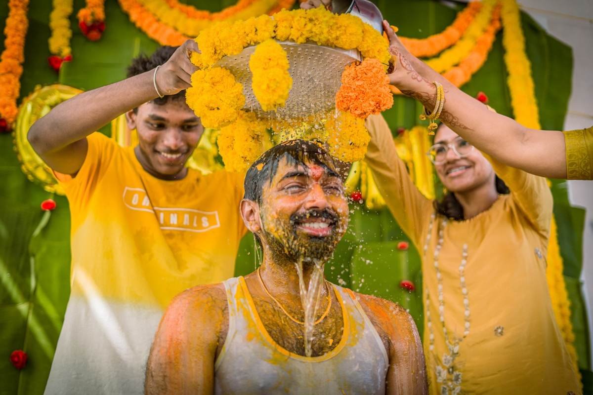 A frame from the wedding the couple called SidsVishCameTrue